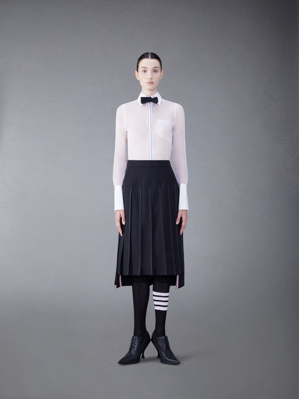 FRENCH CUFF ORGANZA SHIRT - image 4