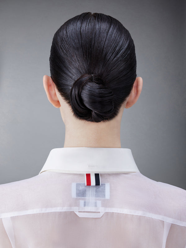 FRENCH CUFF ORGANZA SHIRT - image 6