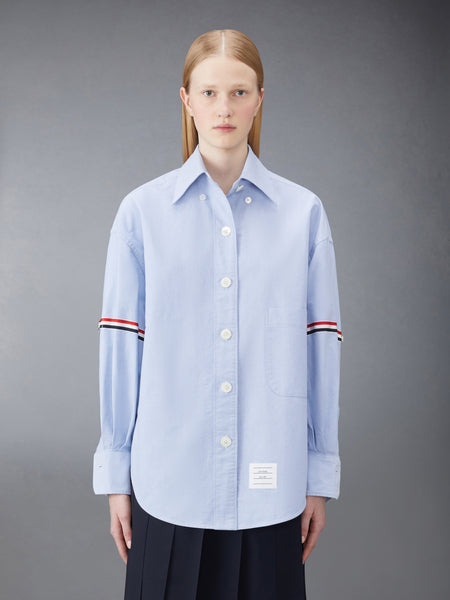 ARMBAND SUPERSIZED OXFORD SHIRT LIGHT BLUE