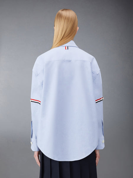 ARMBAND SUPERSIZED OXFORD SHIRT LIGHT BLUE