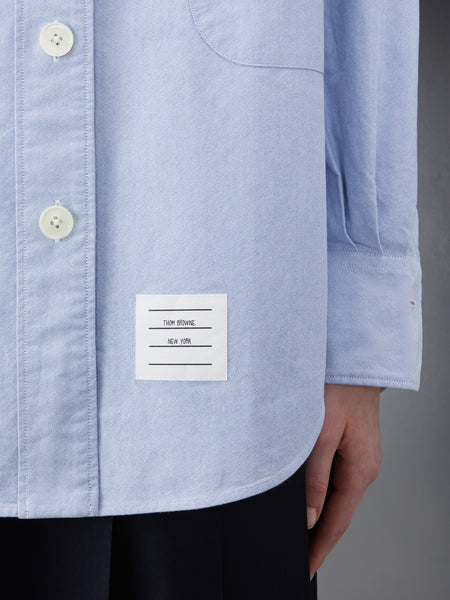 ARMBAND SUPERSIZED OXFORD SHIRT LIGHT BLUE