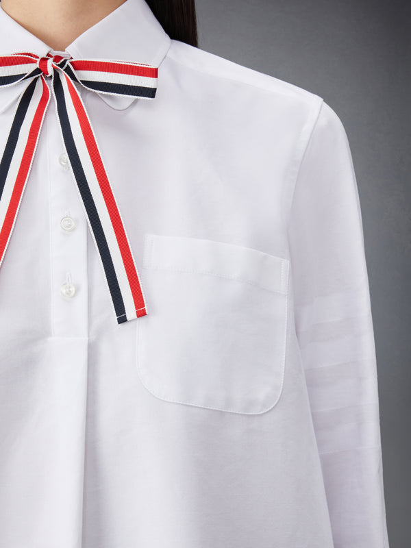 OXFORD 4-BAR BOW TIE BLOUSON - image 6