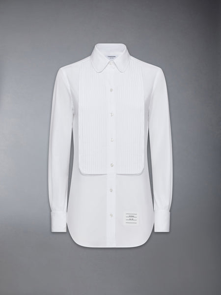 POPLIN FRENCH CUFF SHIRT WHITE