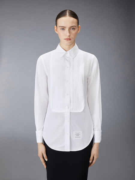 POPLIN FRENCH CUFF SHIRT WHITE