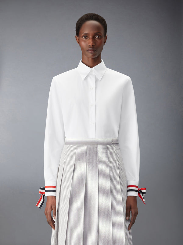 POPLIN SHIRT WITH SCARF CUFF - featured image