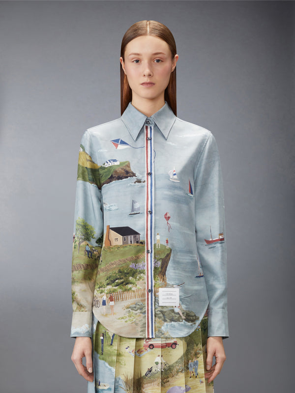 NANTUCKET SCENIC SILK TWILL SHIRT - image 2