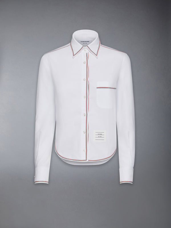 CLASSIC LONG SLEEVE CROPPED SHIRT - featured image