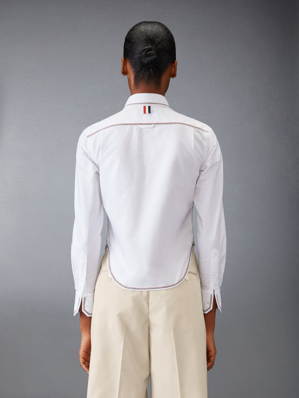 CLASSIC LONG SLEEVE CROPPED SHIRT - image 2