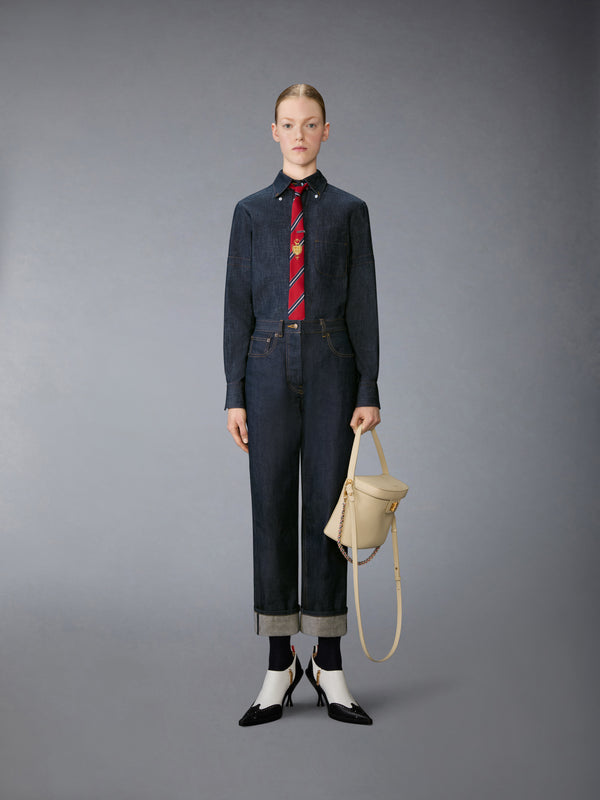 DENIM ARMBAND SHIRT - image 5