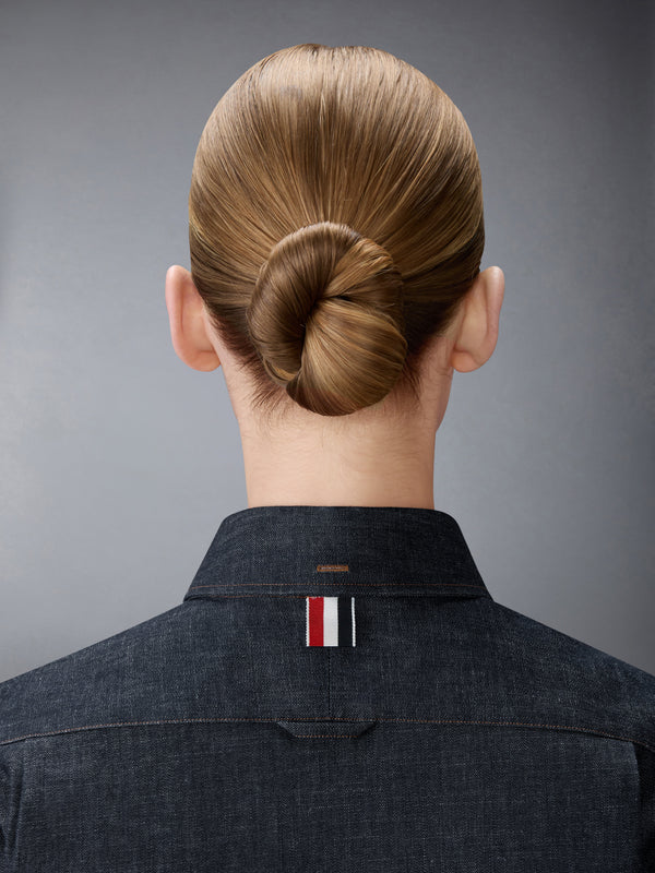 DENIM ARMBAND SHIRT - image 4