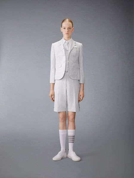 SHORT SLEEVE CROPPED OXFORD SHIRT WHITE