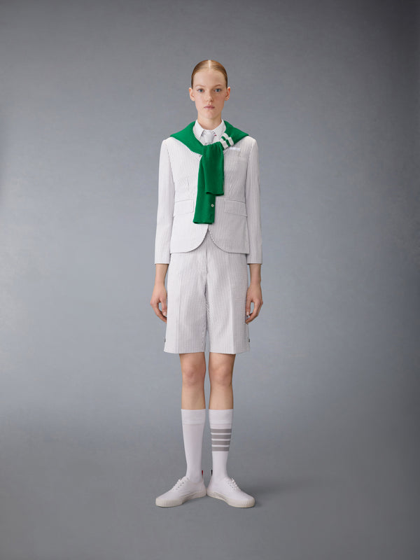 SHORT SLEEVE CROPPED OXFORD SHIRT - image 4