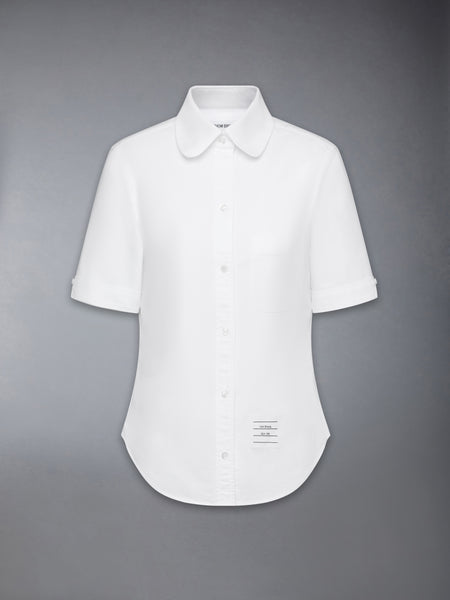 SHORT SLEEVE OXFORD SHIRT WHITE