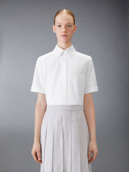 SHORT SLEEVE OXFORD SHIRT WHITE