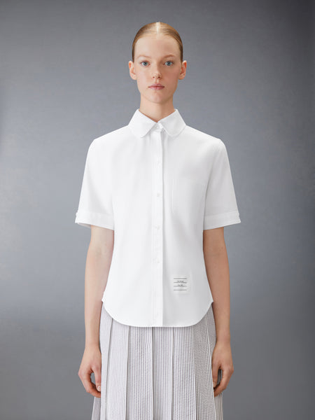 SHORT SLEEVE OXFORD SHIRT WHITE