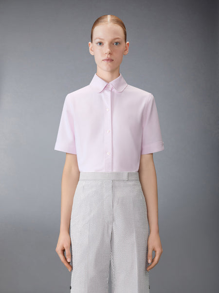 SHORT SLEEVE OXFORD SHIRT LT PINK