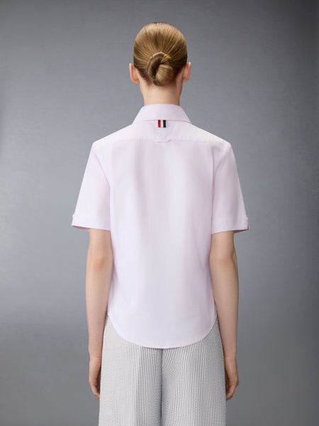 SHORT SLEEVE OXFORD SHIRT LT PINK