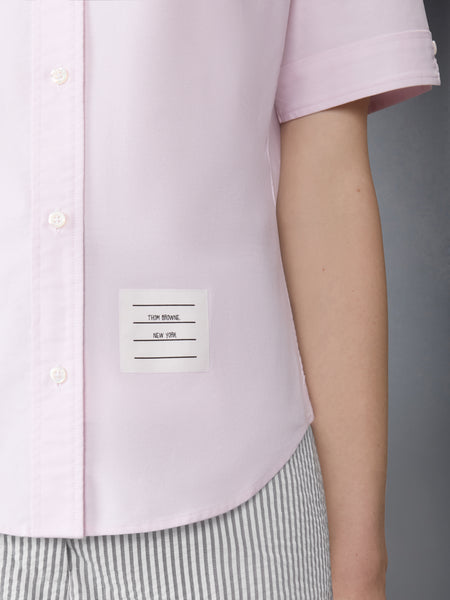 SHORT SLEEVE OXFORD SHIRT LT PINK