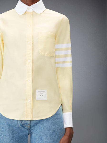 OXFORD 4-BAR SHIRT PALE YELLOW