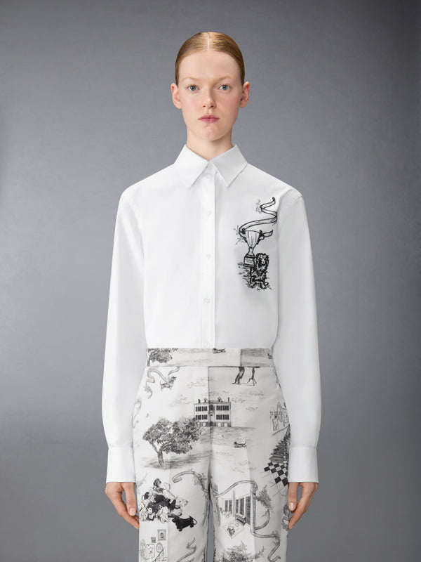 PENCIL STITCH HECTOR TROPHY EMBROIDERY SHIRT - image 1
