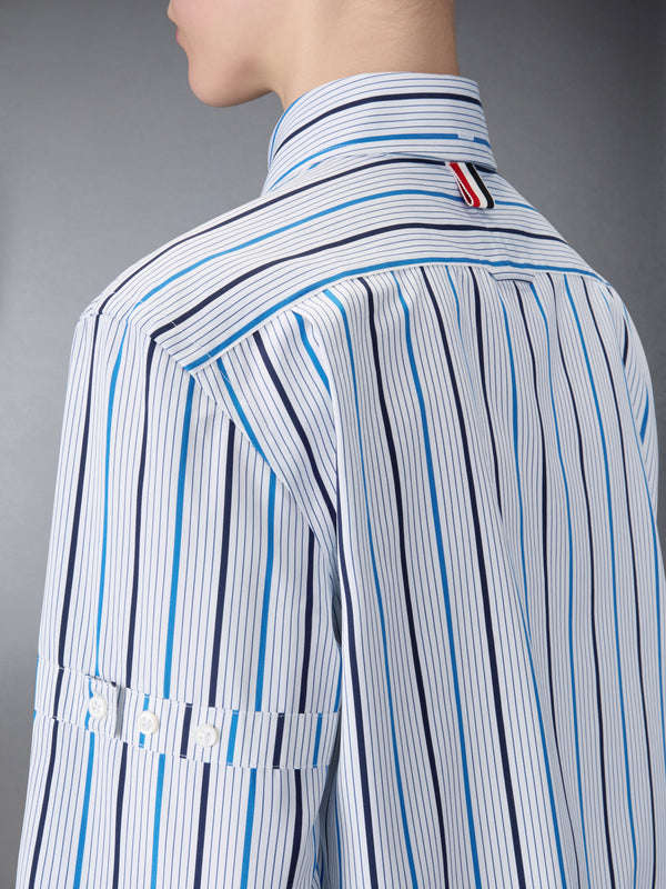 BAR STRIPE POPLIN ARMBAND EASY FIT SHIRT - image 6