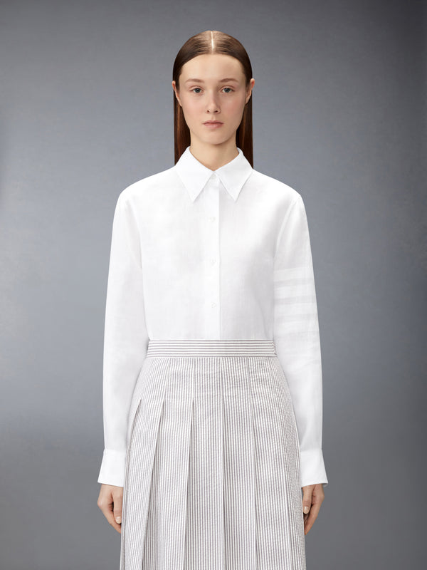 LINEN 4-BAR SHIRT - image 1