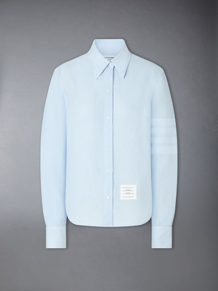 LINEN 4-BAR SHIRT LIGHT BLUE
