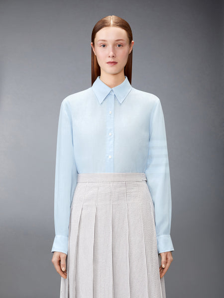 LINEN 4-BAR SHIRT LIGHT BLUE