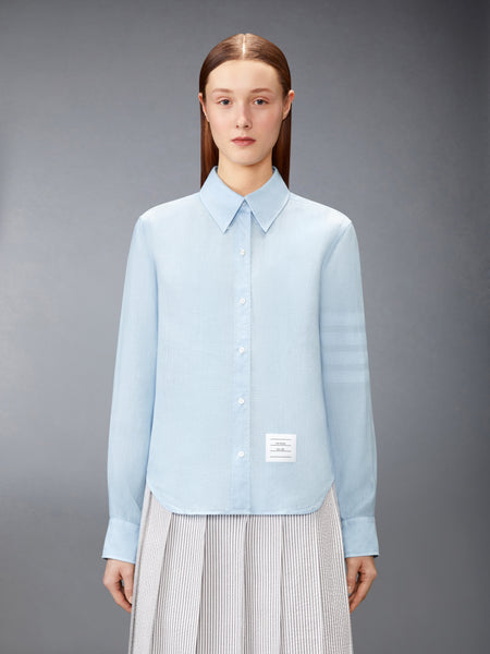 LINEN 4-BAR SHIRT LIGHT BLUE
