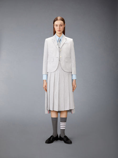 LINEN 4-BAR SHIRT LIGHT BLUE