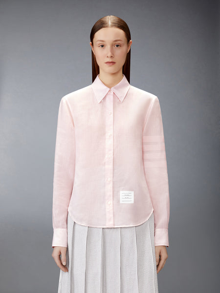 LINEN 4-BAR SHIRT LT PINK