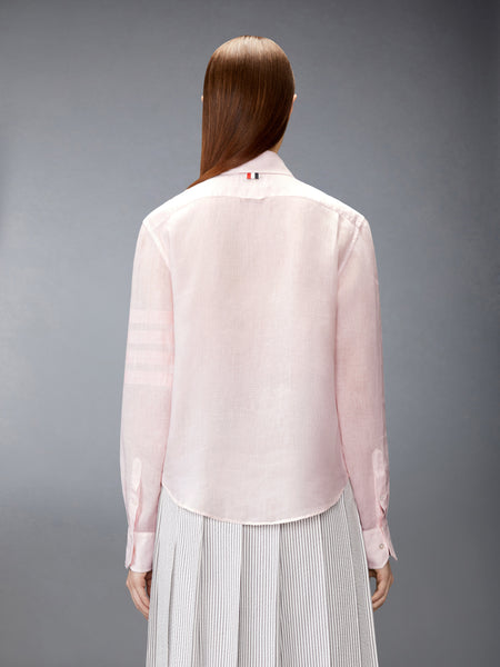 LINEN 4-BAR SHIRT LT PINK
