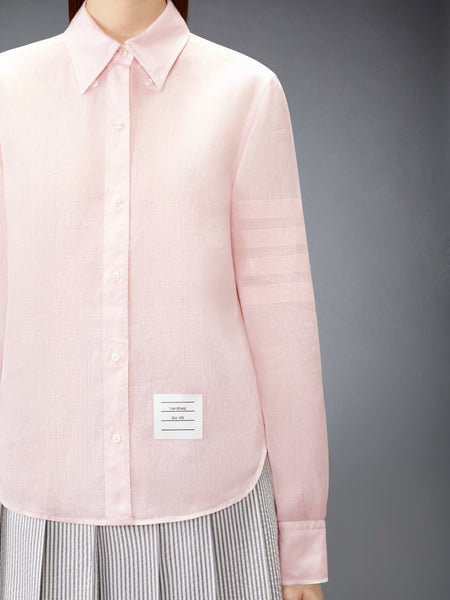 LINEN 4-BAR SHIRT LT PINK