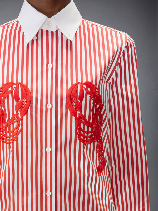 POPLIN UNIVERSITY STRIPE LOBSTER SHIRT - image 6