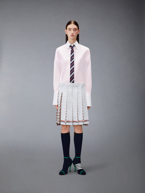 SOLID POPLIN ARMBAND FRENCH CUFF SHIRT - image 4