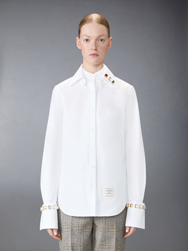 SWAROVSKI CRYSTAL OXFORD SHIRT - image 3