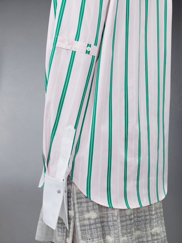 REP STRIPE POPLIN ARMBAND OVERSIZED SHIRT - image 5