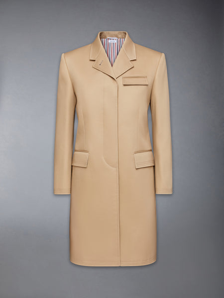 MACKINTOSH HIGH ARMHOLE CHESTERFIELD OVERCOAT KHAKI
