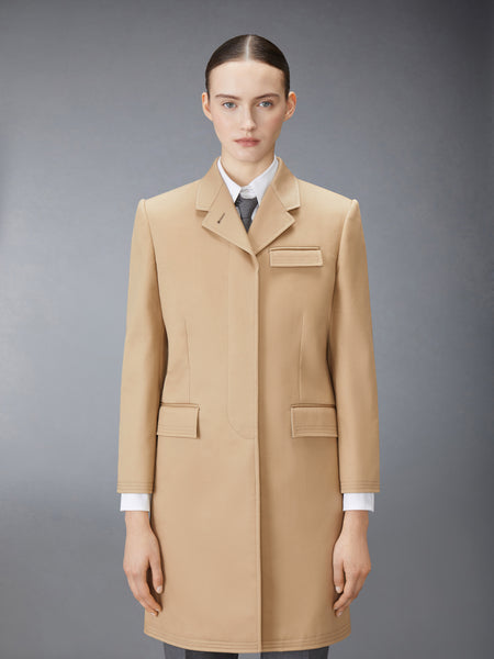 MACKINTOSH HIGH ARMHOLE CHESTERFIELD OVERCOAT KHAKI