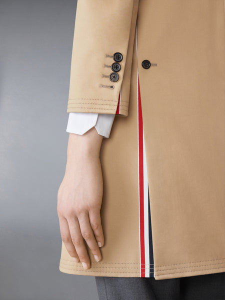 MACKINTOSH HIGH ARMHOLE CHESTERFIELD OVERCOAT KHAKI