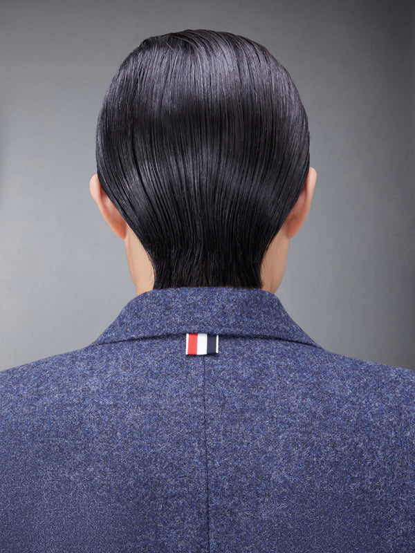 Solid Shetland Wide Lapel Overcoat - image 4