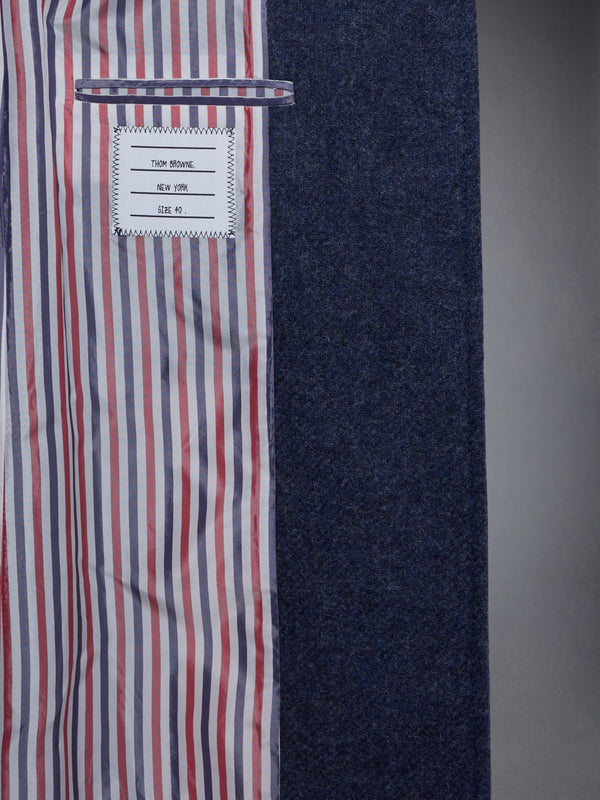 Solid Shetland Wide Lapel Overcoat - image 5