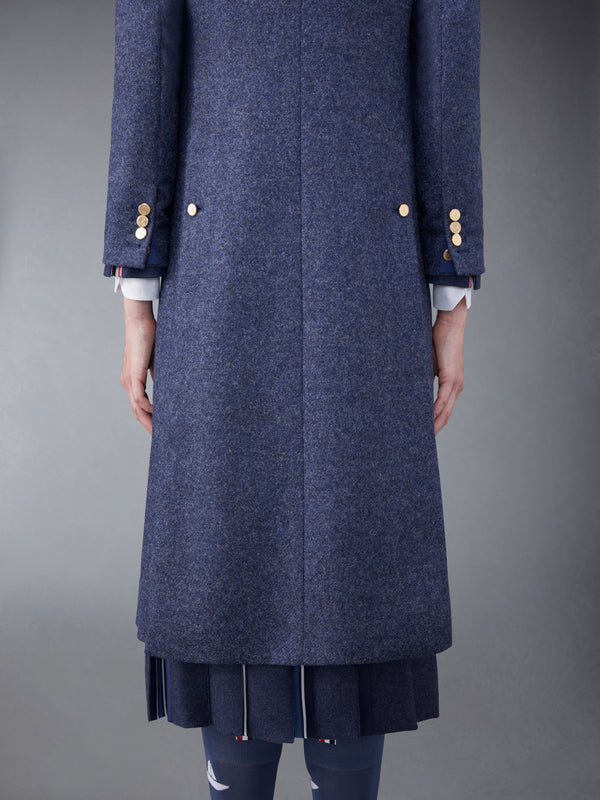 Solid Shetland Wide Lapel Overcoat - image 6