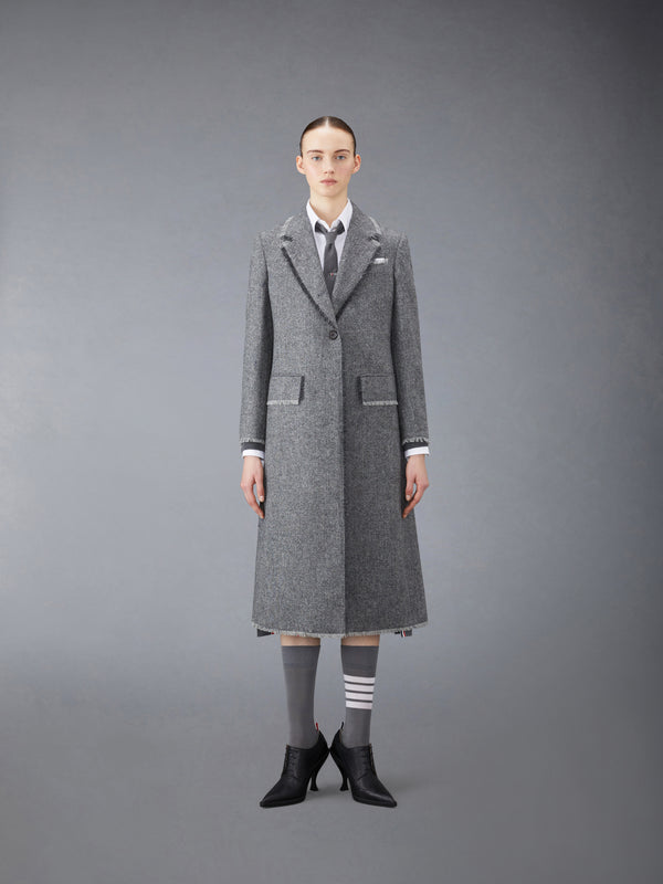 DONEGAL TWEED WIDE LAPEL OVERCOAT - featured image