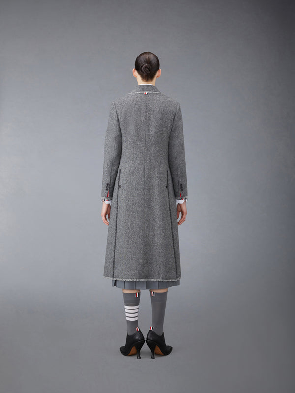 DONEGAL TWEED WIDE LAPEL OVERCOAT - image 2