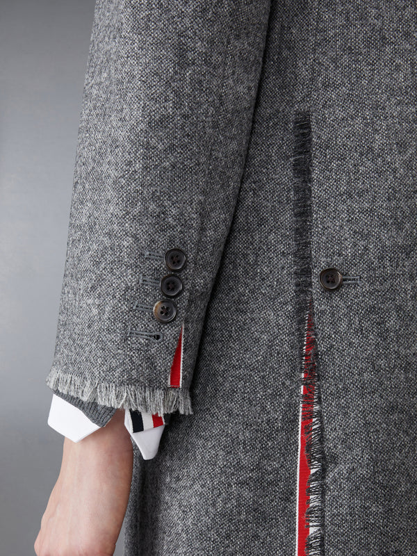 DONEGAL TWEED WIDE LAPEL OVERCOAT - image 4