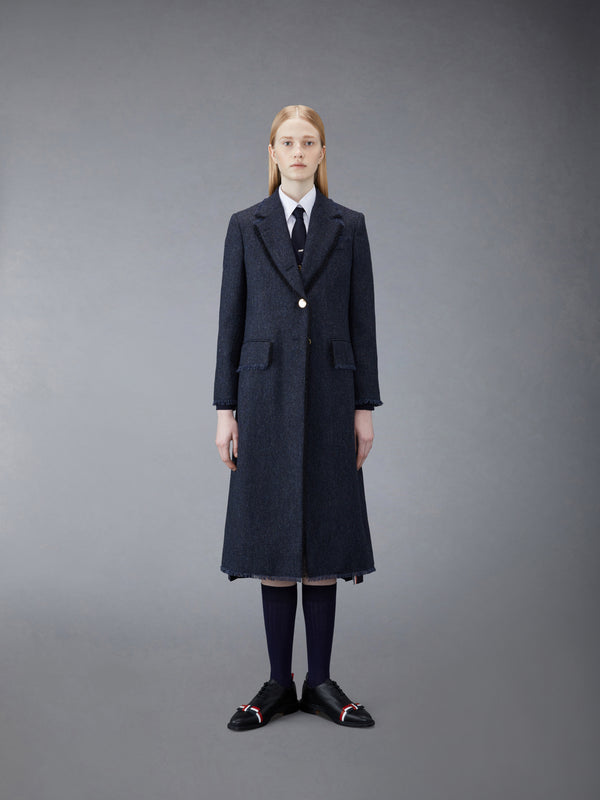 DONEGAL TWEED WIDE LAPEL OVERCOAT - featured image