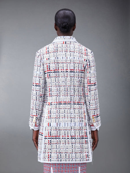 DECONSTRUCTED TWEED SLIM FIT SPORT COAT RWBWHT