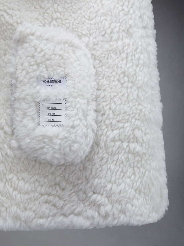 Shearling Pea Coat - image 6