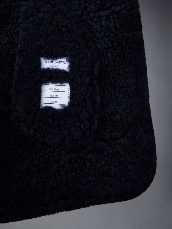 Shearling Pea Coat - image 5